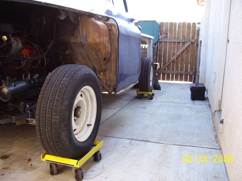 Homemade tire dollies Hot Rod Forum